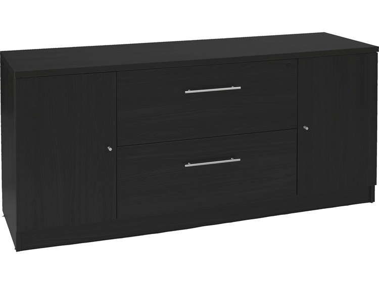 Unique Furniture 100 Series Espresso Credenza File Cabinet