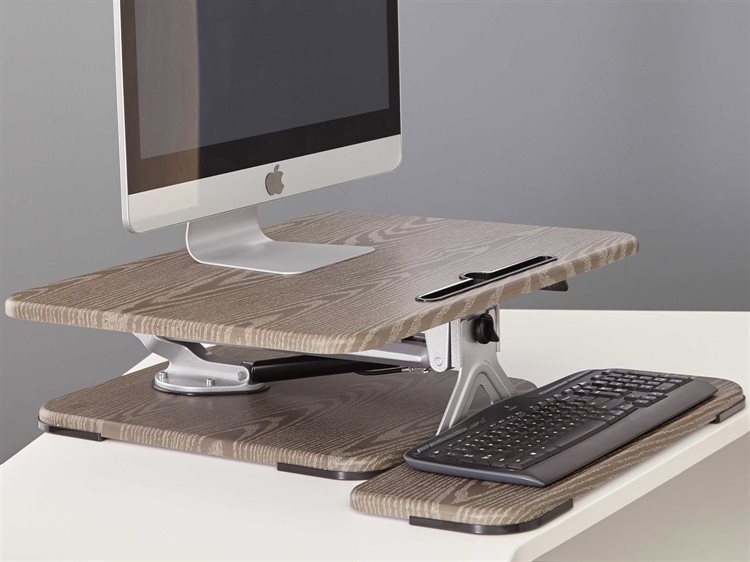 Unique Furniture 200 Collection Grey Laptop Stand Desk