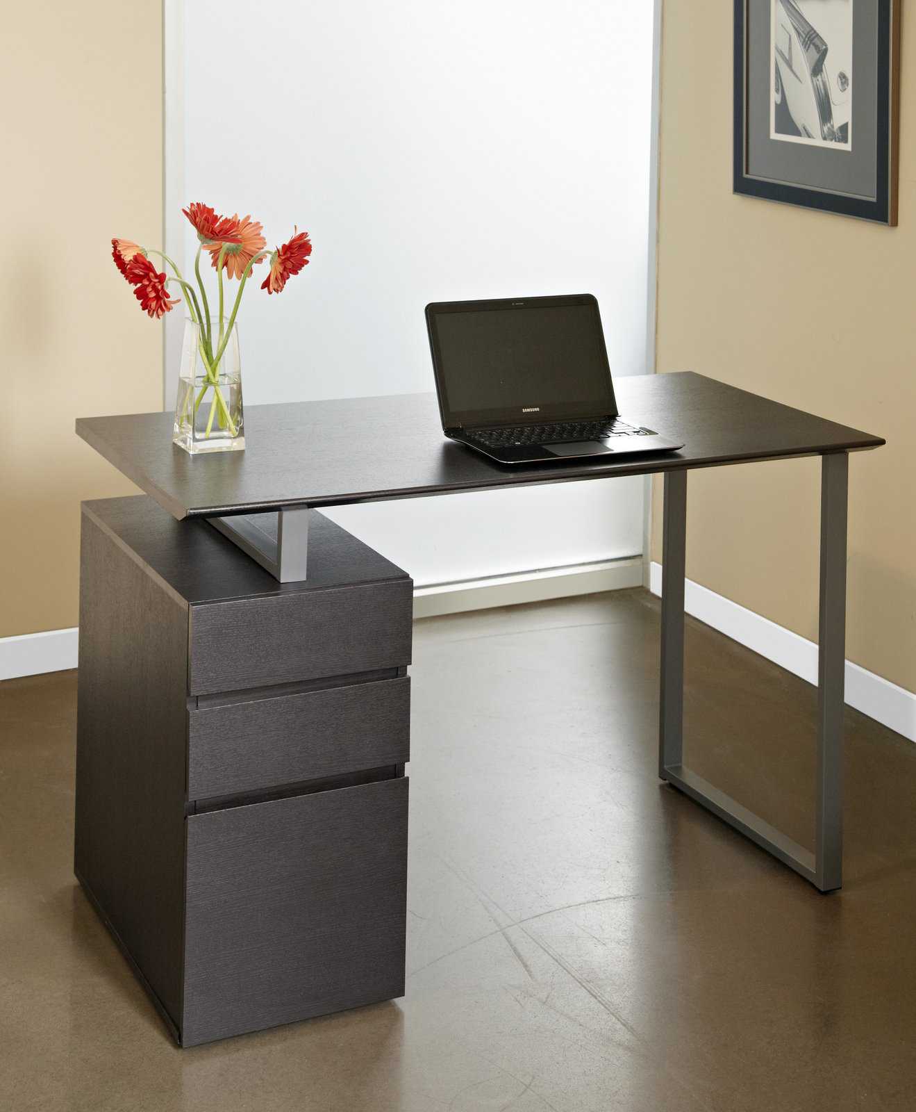Unique Furniture 200 Series Espresso 48 X 24 Writing Desk With