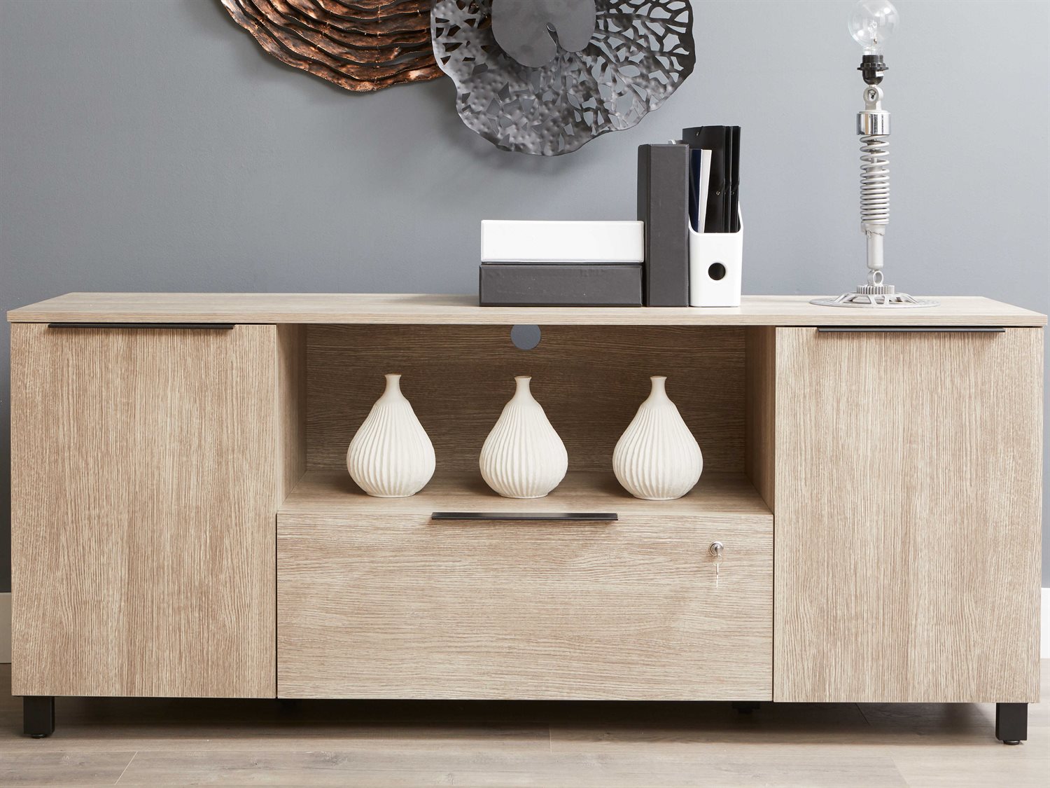 Unique Furniture Stavanger Grey Credenza JES2826GREY