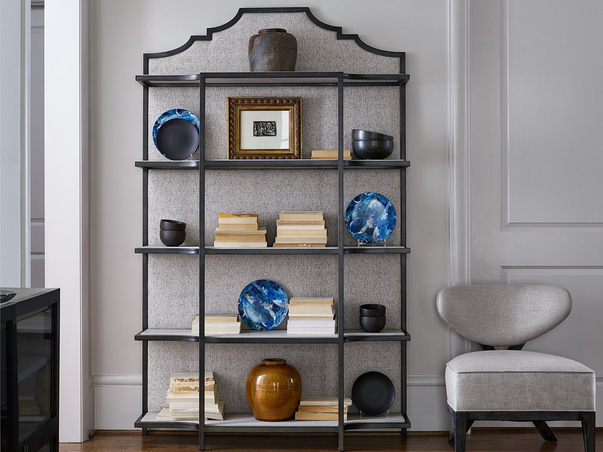 Universal Furniture Midtown Matte Black Etagere UF805850