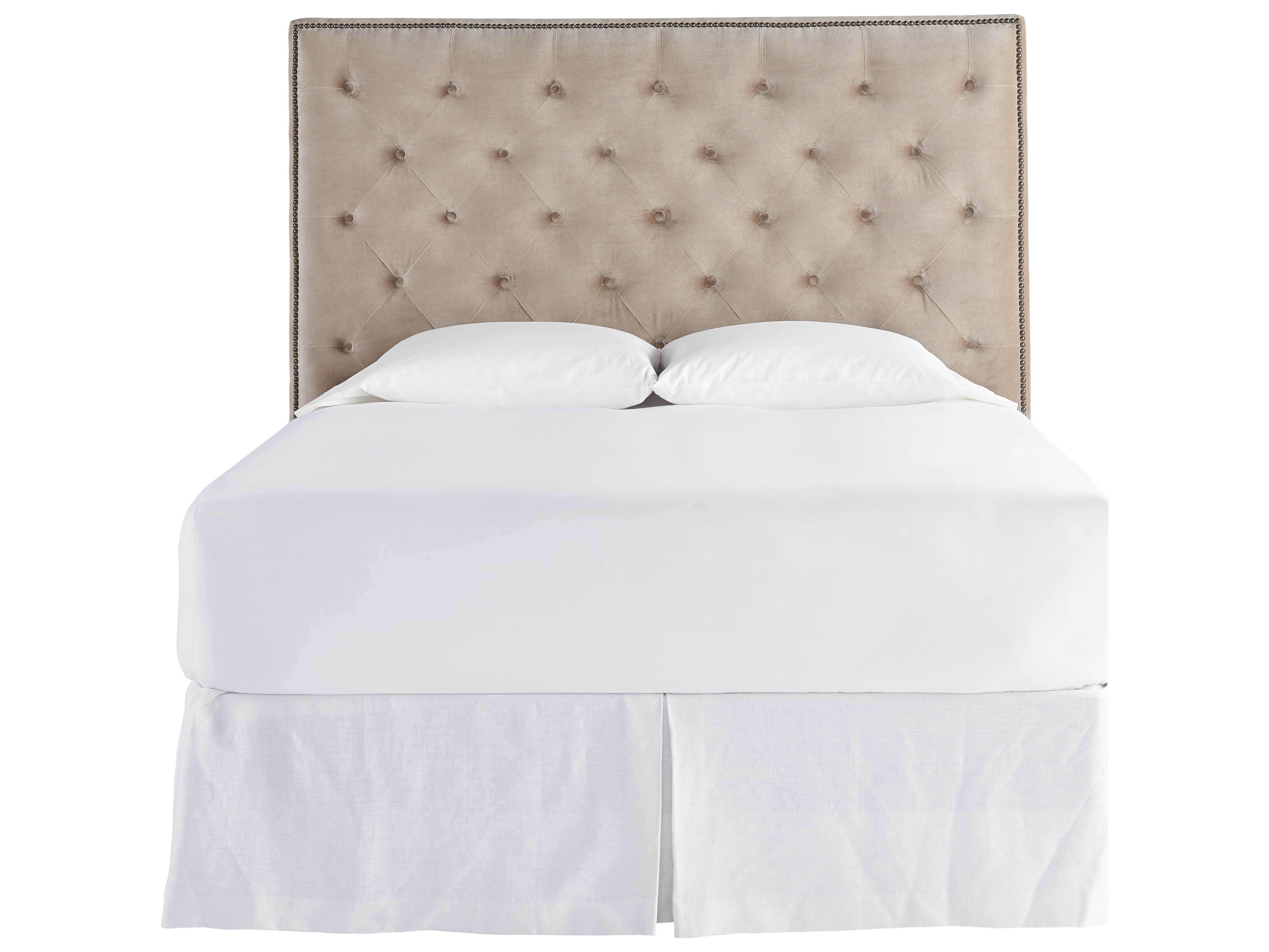 Universal Furniture Spaces Aiden Sapphire Velvet Wet Sand Queen