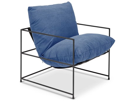 Urbia Metro Blue Fabric Accent Chair