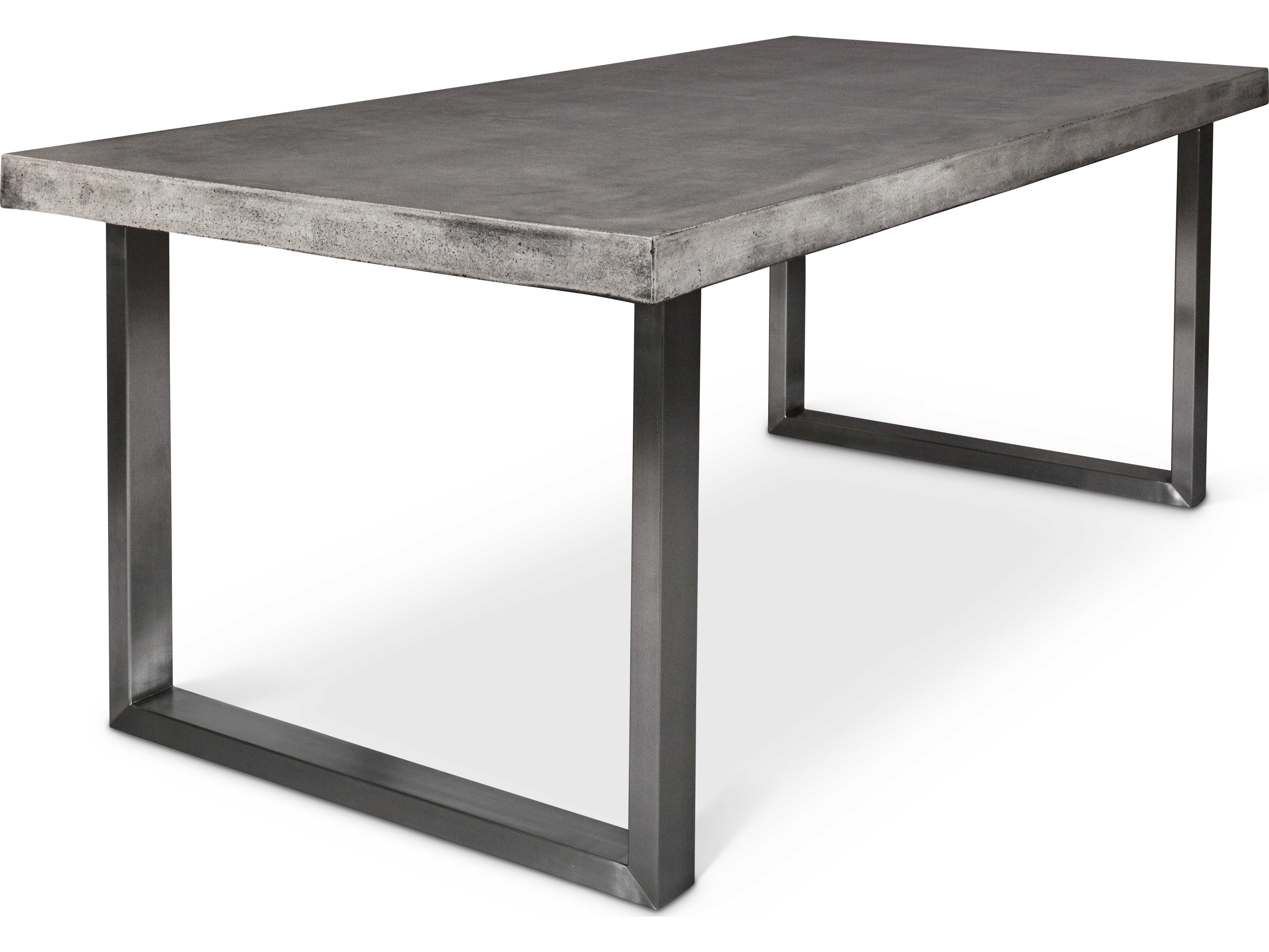 Urbia Miller Dark Grey Brushed, Rectangular Dining Room Table