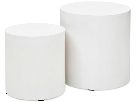 Urbia Una Round Concrete End Table