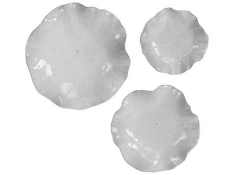 Uttermost Abella White 3D Wall Art Set of 3