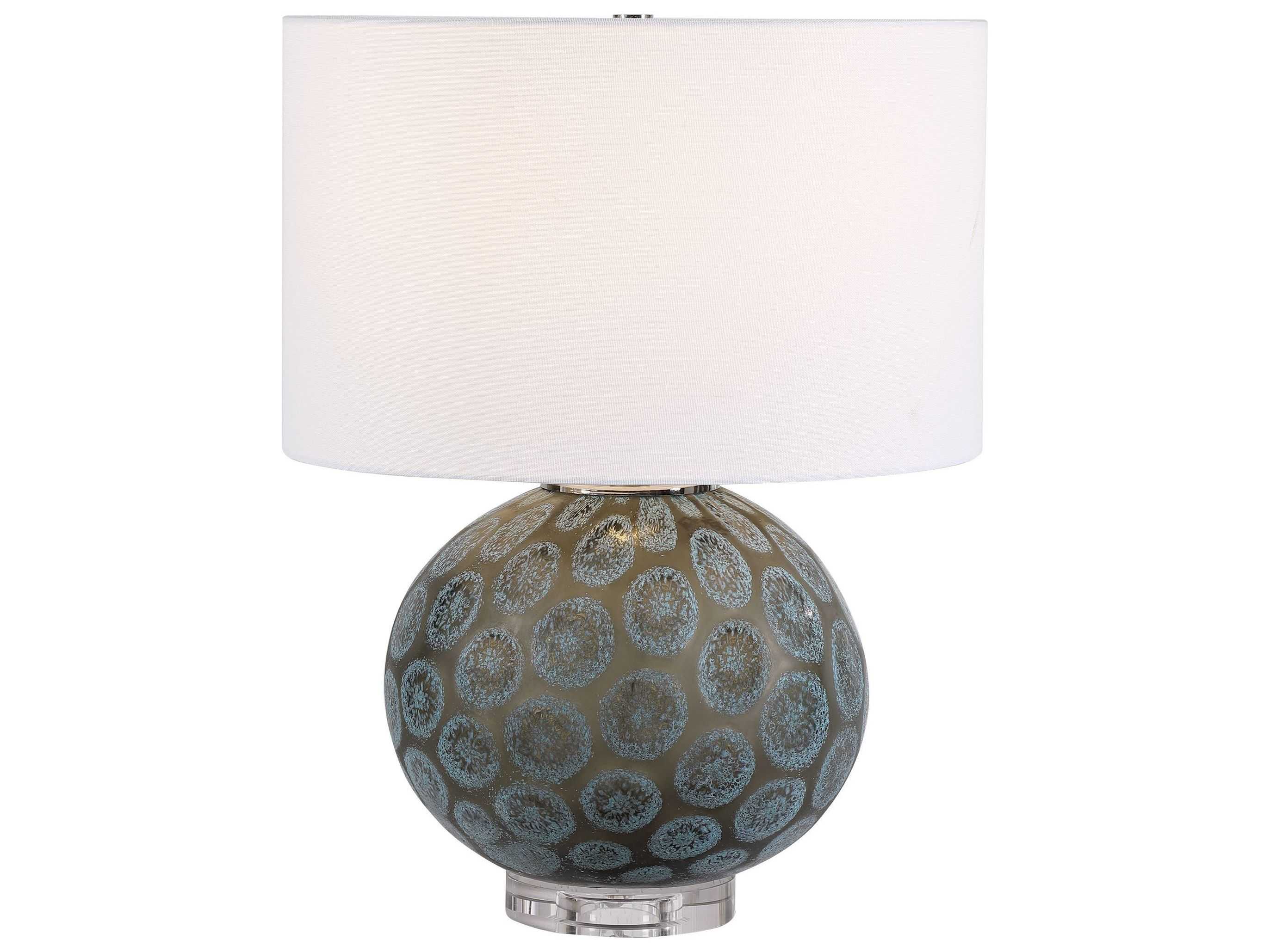 Uttermost Agate Slice Charcoal 1 Light, Agate Crystal Table Lamp