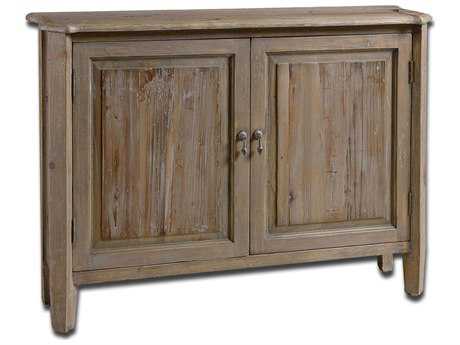 Uttermost Altair Stony Gray Brown Ply Wood Accent Chest