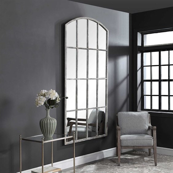 Uttermost Amiel Wall Mirror Ut09542 - Amiel Arch Aged Brown Antiqued Mirror Uttermost Amiel Wall Mirror Ut09542 - Amiel Arch Aged Brown Antiqued Mirror