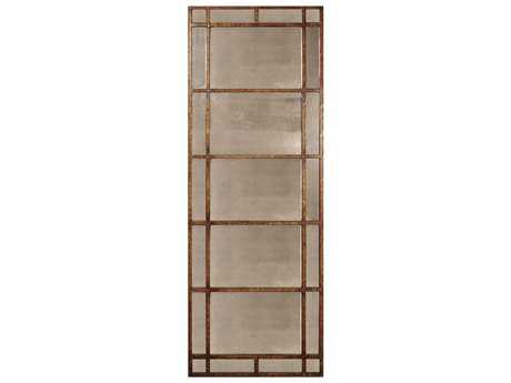 Uttermost Avidan Rustic Bronze Floor Mirror