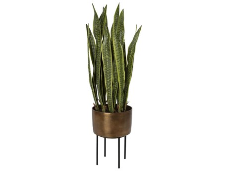 Uttermost Fasita Antique Brass Planter