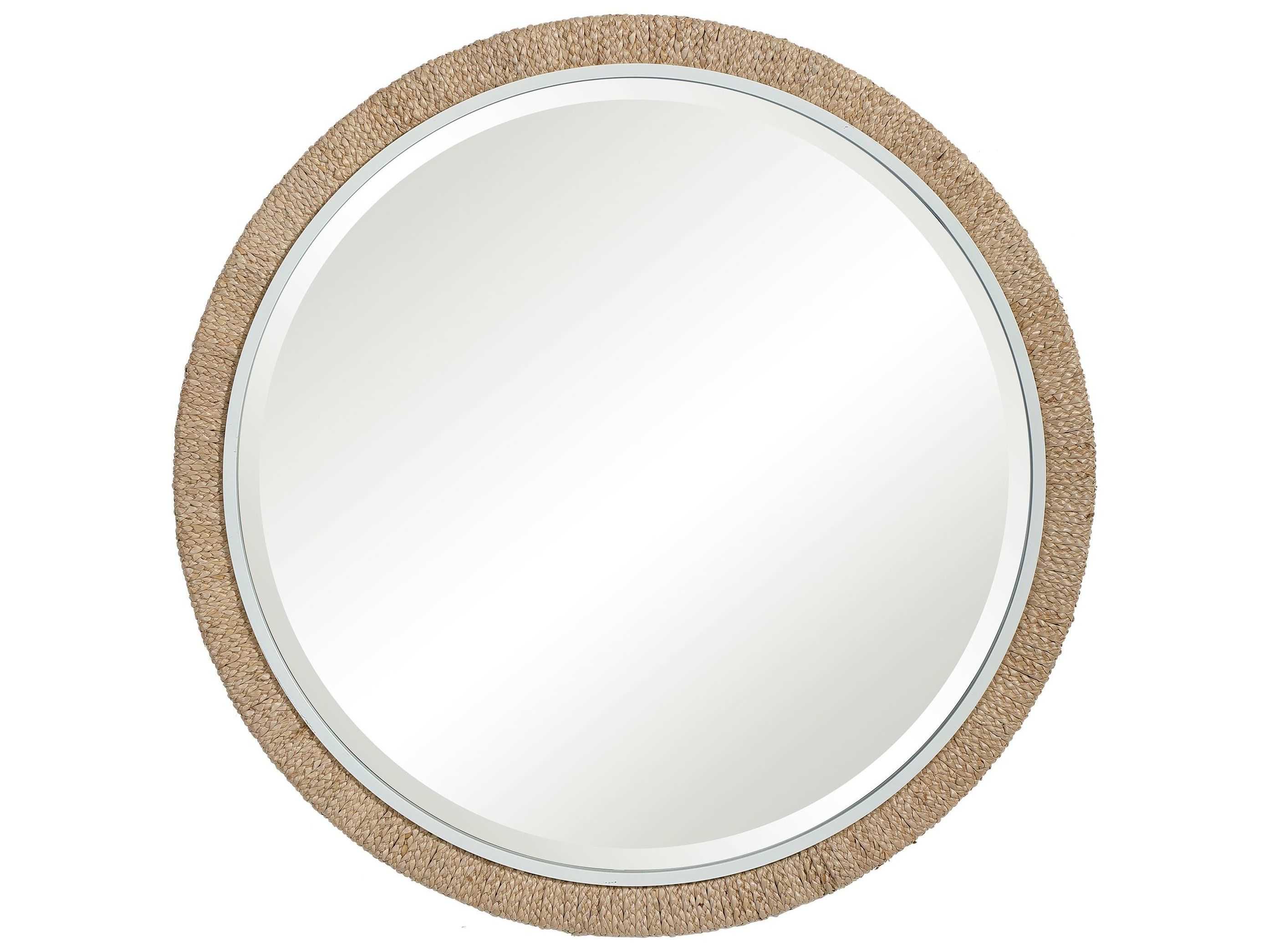 Uttermost Carbet Braided Banana Leaf, Uttermost Round Wall Mirrors