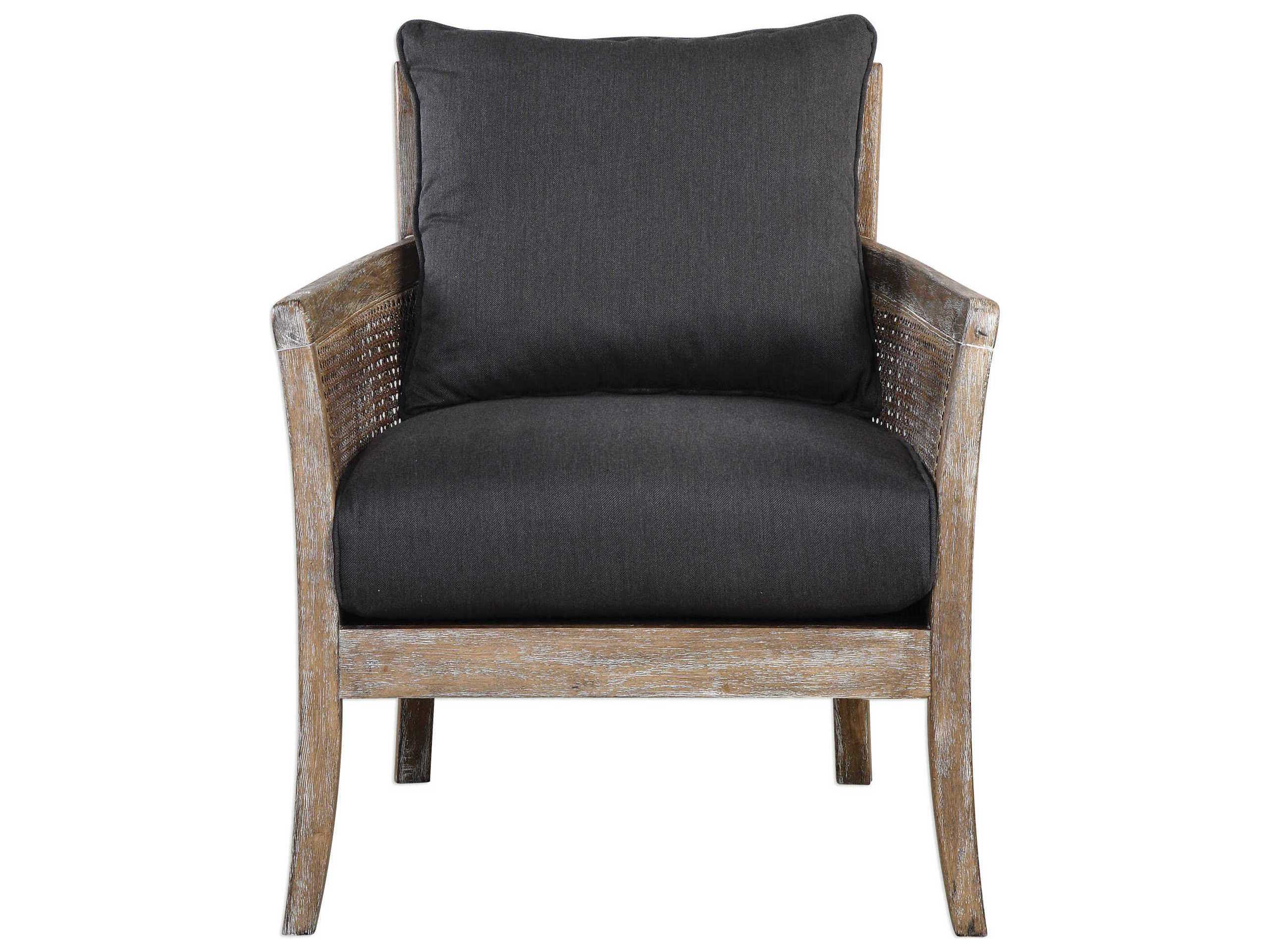 Uttermost Encore Dark Gray Accent Chair Ut23366