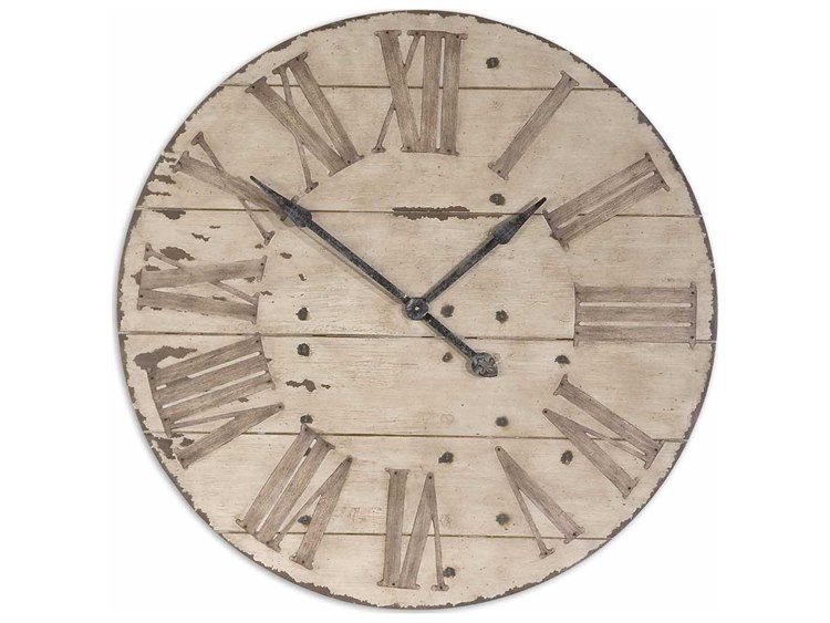 Uttermost Harrington 36 Inch Wooden Wall Clock