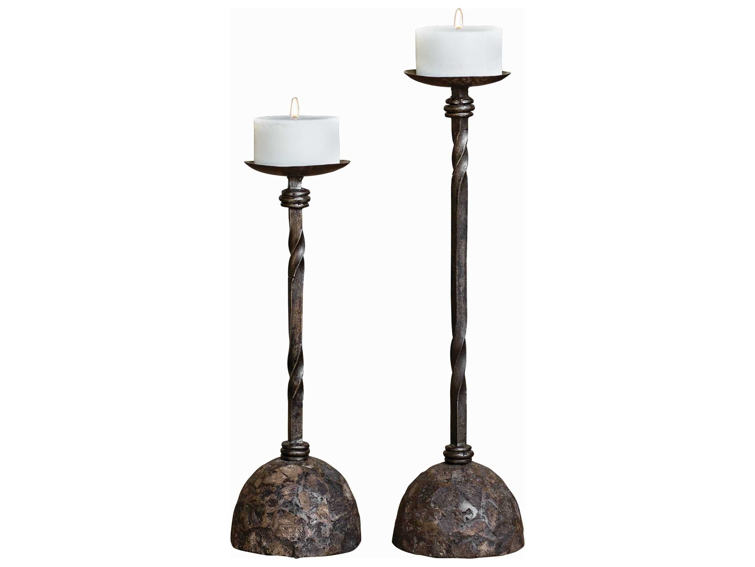 Uttermost Keegan Antique Bronze Candle Holder (Set of 2) UT17106