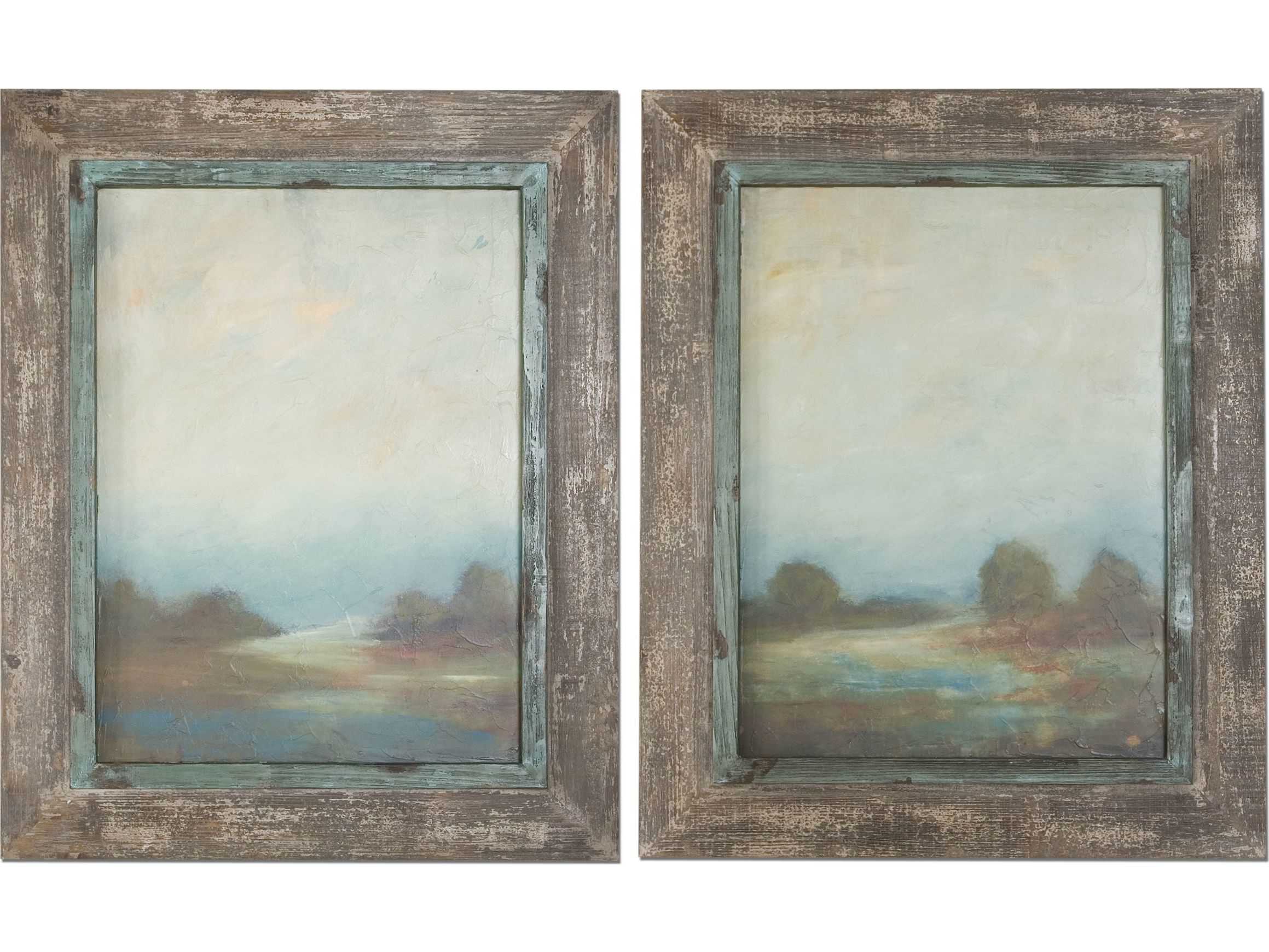 Uttermost Morning Vistas Framed Wall Art (2 Piece Set) UT51076