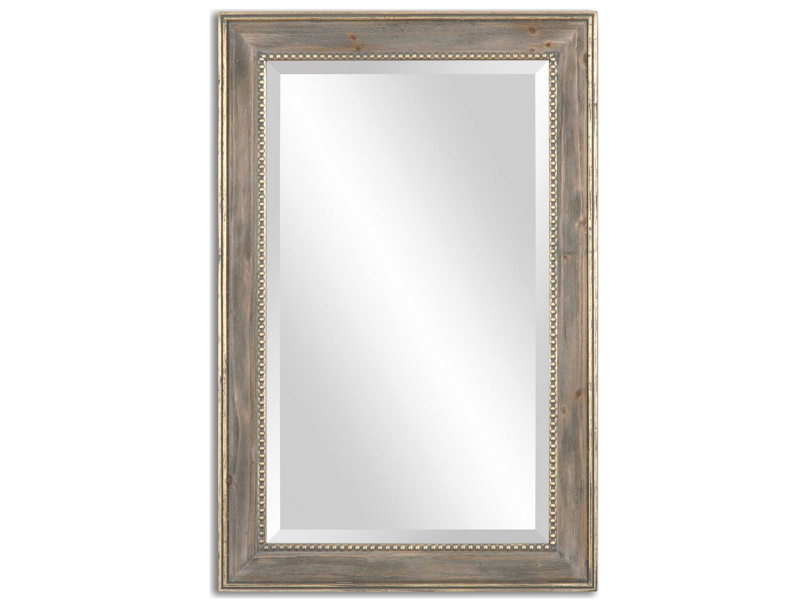 Uttermost Quintina 24 x 36 Pine Wall Mirror | UT14496