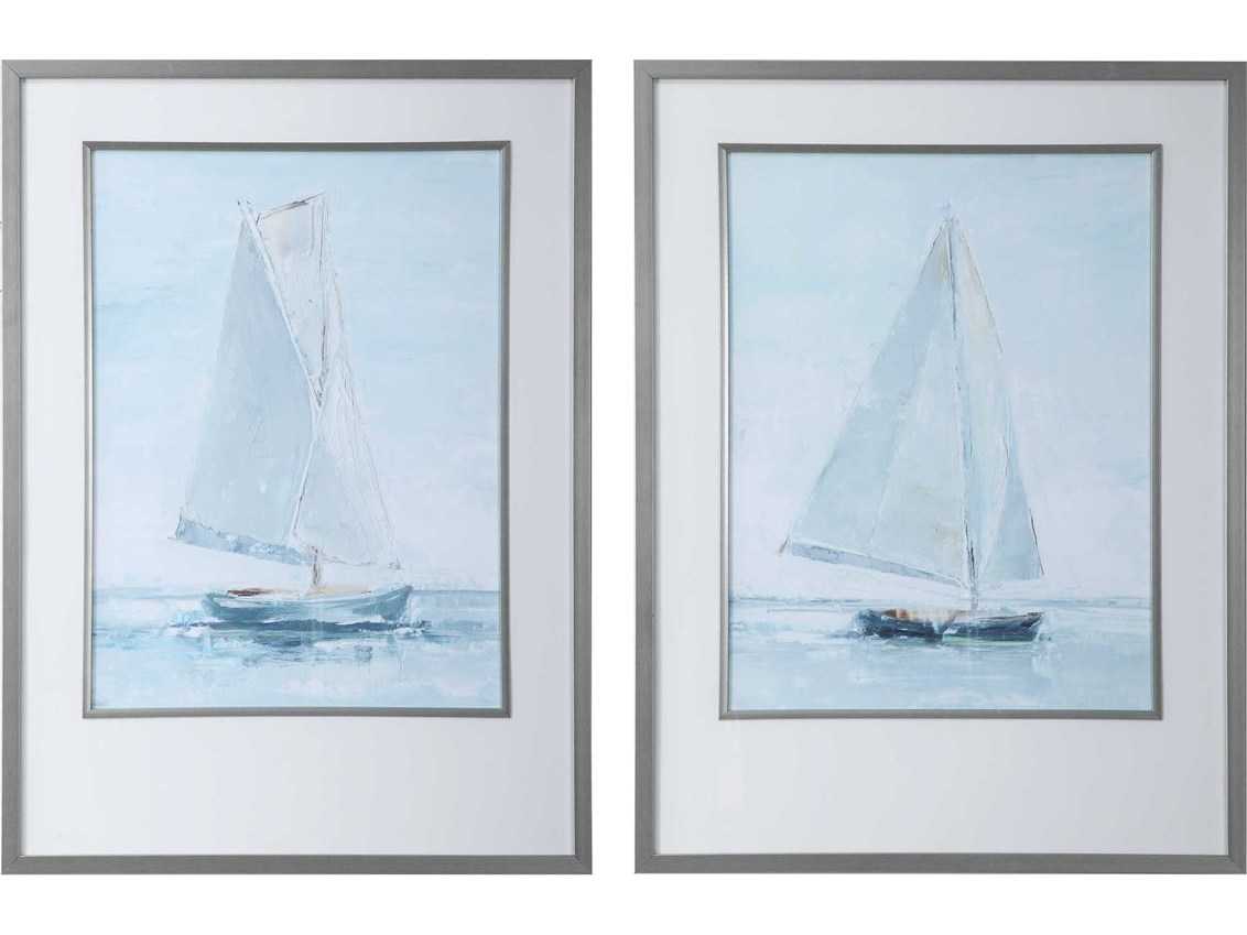 Uttermost Seafaring Canvas Wall Art (Set of 2) | UT33708