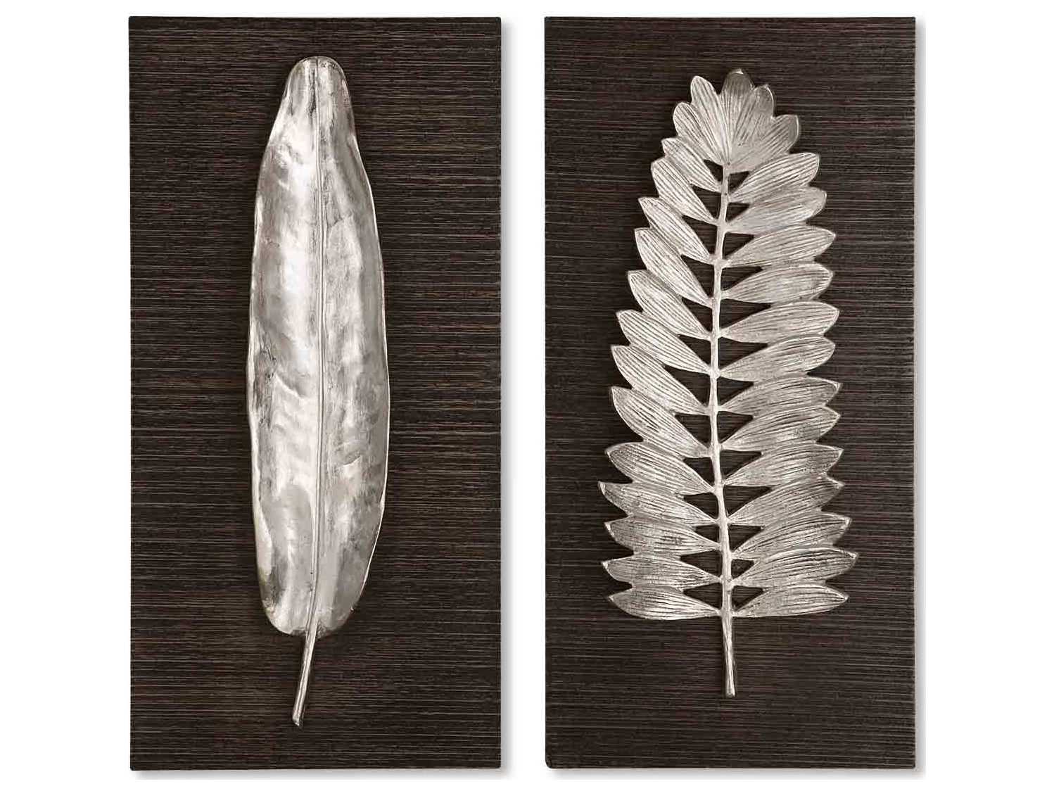 Uttermost Silver Leaves Wall Art UT04001