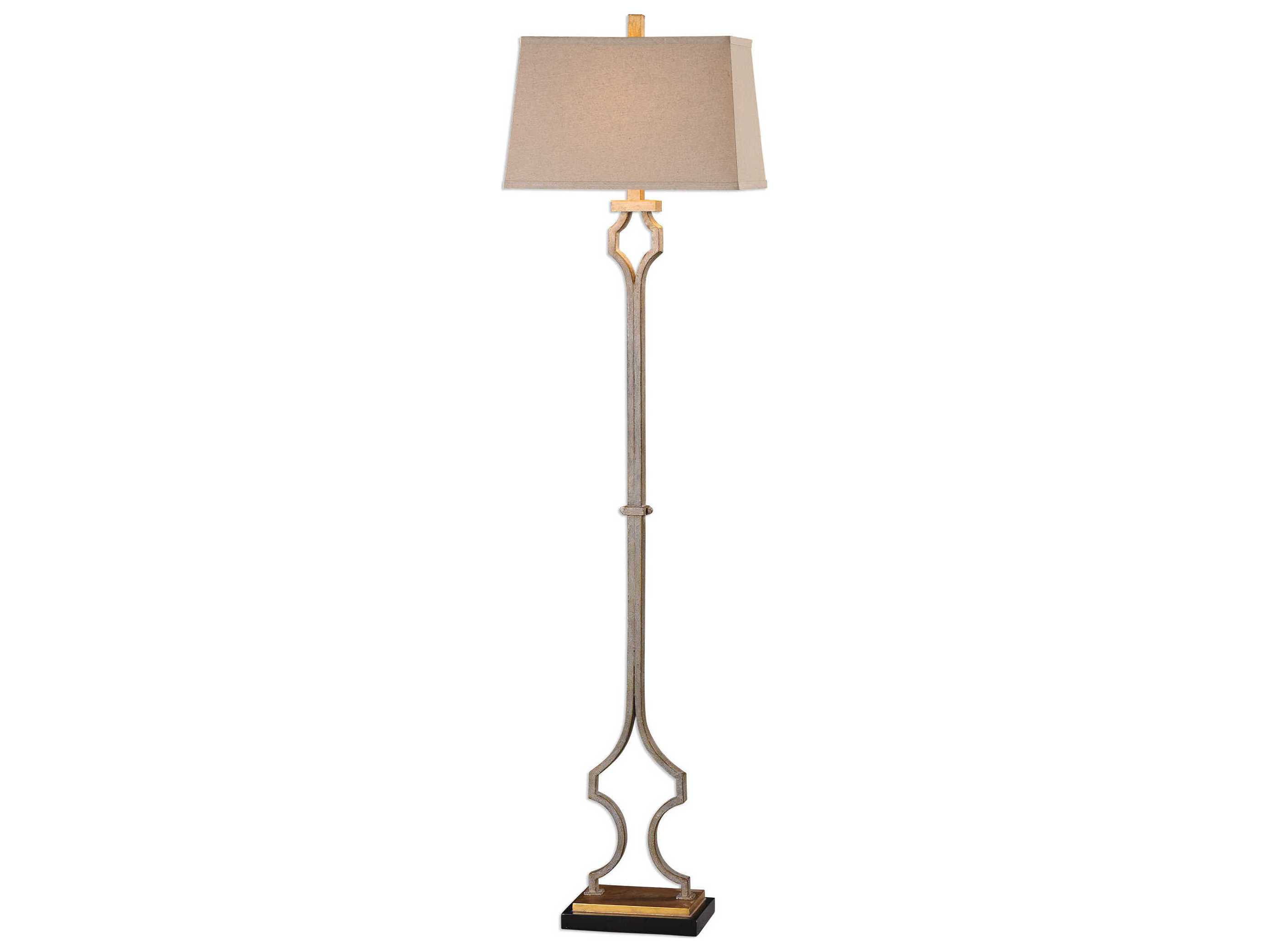 Uttermost Vincent Gold Leaf Floor Lamp