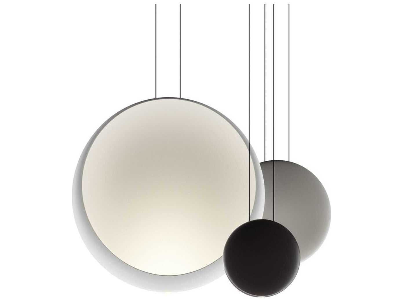 Vibia Cosmos Green / White Chocolate 4-Light 25'' Wide LED Pendant ...