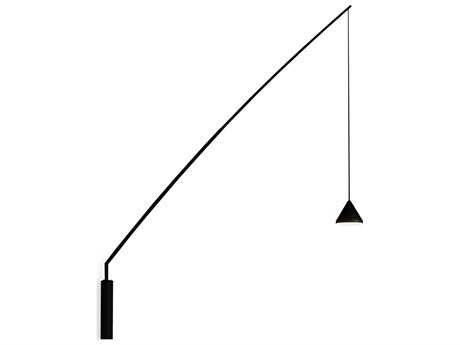 Vibia North 1-Light Graphite Black LED Wall Sconce