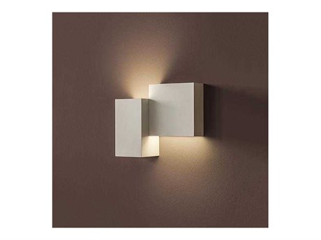 Vibia Structural 2-Light Gray LED Wall Sconce