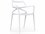Vondom Delta Black Matte Arm Dining Chair (Set of 4)  VON66026BLACK