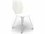 Vondom Faz Black Matte Side Dining Chair (Set of 4)  VON54062BLACK