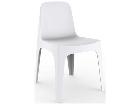 Vondom Solid White Side Dining Chair Set of 4