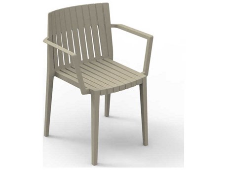 Vondom Spritz Beige Arm Dining Chair Set of 4