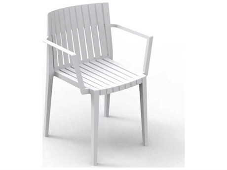 Vondom Spritz White Arm Dining Chair Set of 4