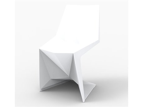 Vondom Voxel White Side Dining Chair Set of 4