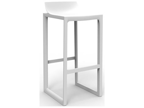 Vondom Wall Street White Matte Bar Stool Set of 2