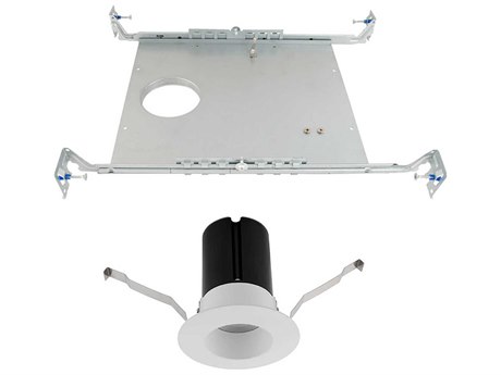 WAC Lighting Ion 2in 1-Light White Glass LED Cylinder Recessed Light