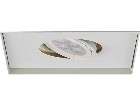WAC Lighting 1-Light White LED Geometric Linear Recessed Light