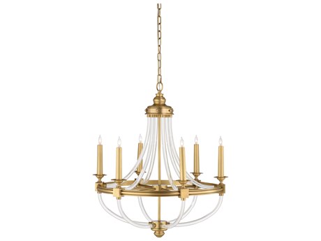 Wildwood Prospect 6-Light Gold Brass Chandelier