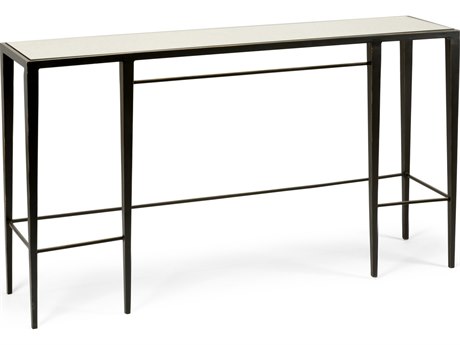 Wildwood Chelsea Rectangular Glass Bronze Console Table