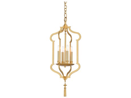 Wildwood Odalisque 4-Light Gold Leaf Pendant