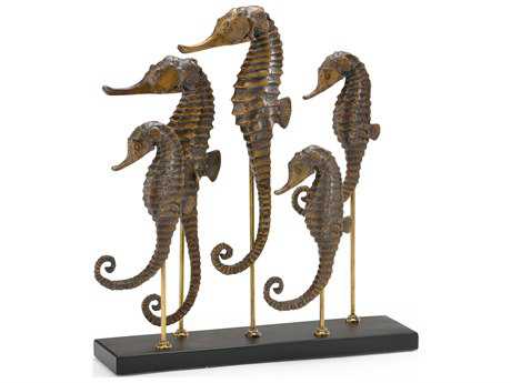 Wildwood Seahorse Family Sculpture