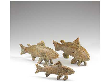 Wildwood Walking Fish Sculpture Set of 3