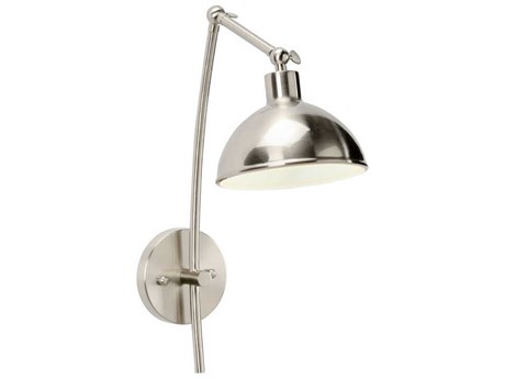 Wildwood Mercer 1-Light Brushed Nickel Swing Wall Sconce