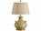 Wildwood Niccolo Ivory White Natural Linen Gold Buffet Lamp  WL17707