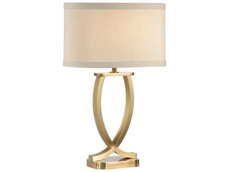 Wildwood Arches Gold Light Taupe Silkette Brass Buffet Lamp