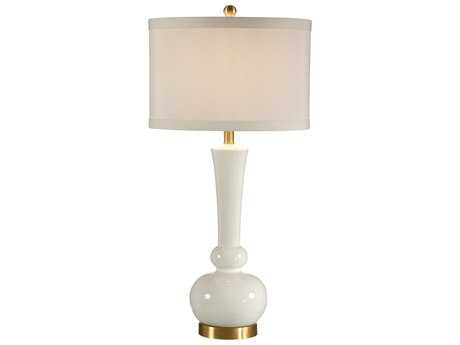 Wildwood Astrid White Eggshell Silkette Buffet Lamp
