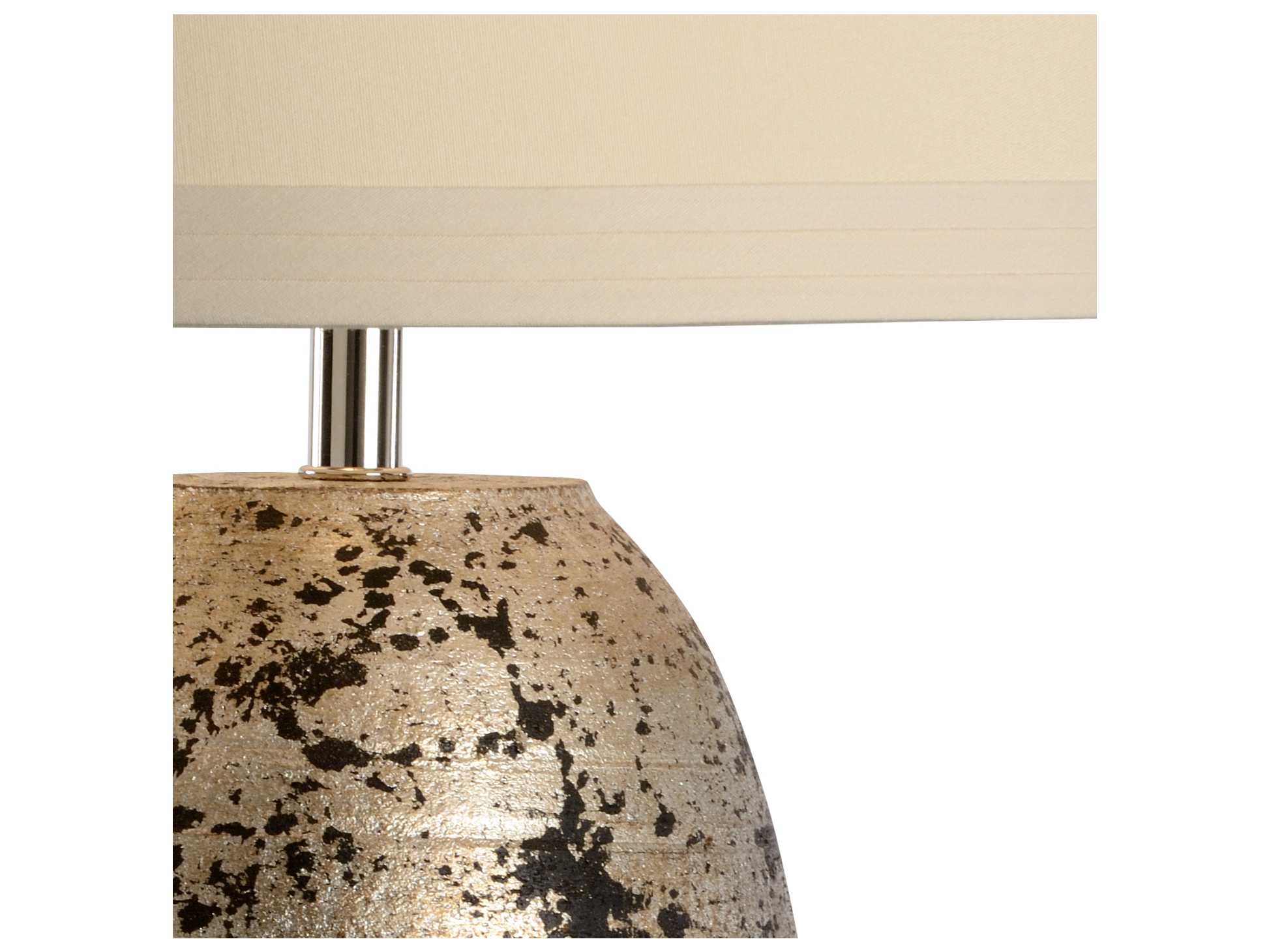 Wildwood Lamps Diana Old Silver Florentine Terra Cotta Table Lamp ...