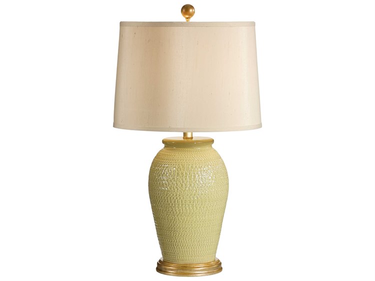 Wildwood Lucia Green Champagne Silkette Buffet Lamp
