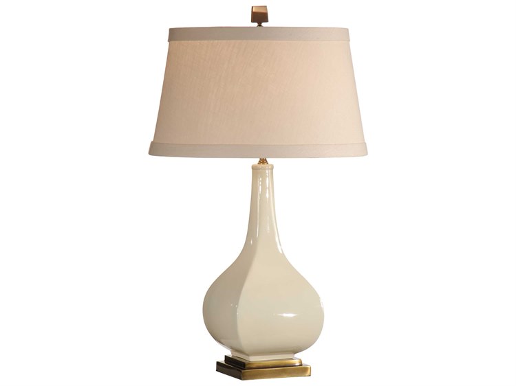 Wildwood Dawson White Gold Porcelain Buffet Lamp