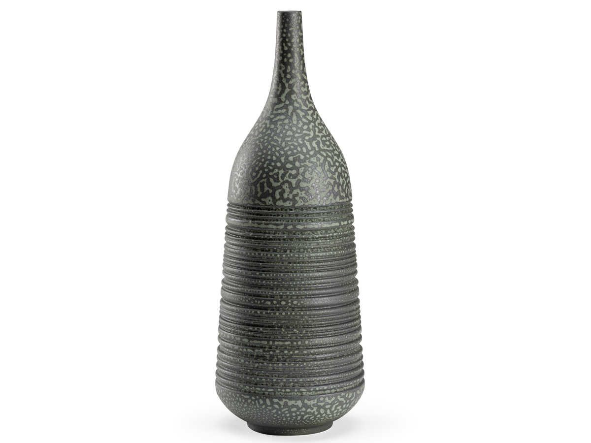 Wildwood Gray Patina Glaze Vase | WL301189