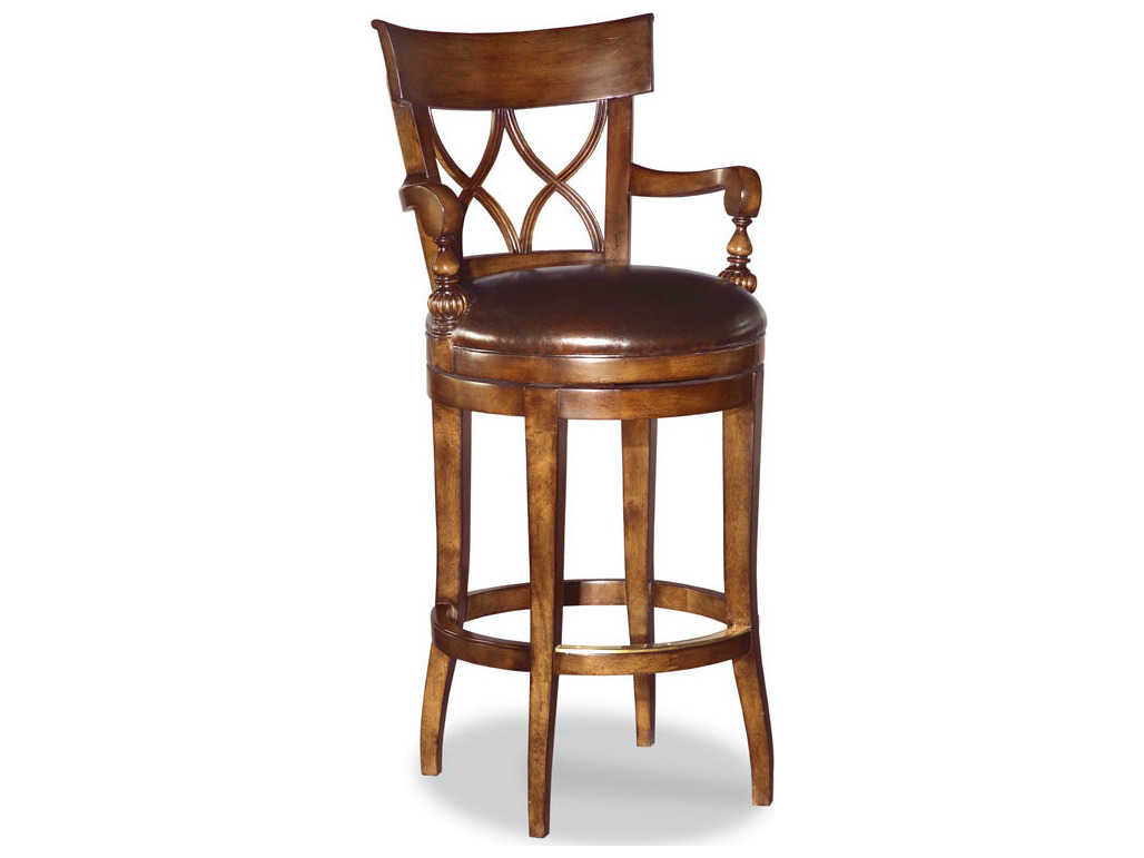 Woodbridge Furniture Santa Fe Arm Swivel Counter Height Stool | WBF707311